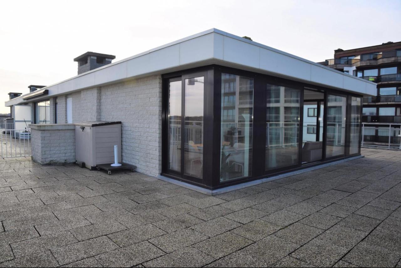 Sea View Penthouse Apartman De Panne Kültér fotó